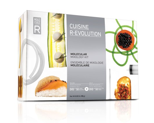 For the foodie on your list- this kit comes with everything they need (including an instructional DVD) to learn all the crazy techniques used at the trendiest restaurants.  