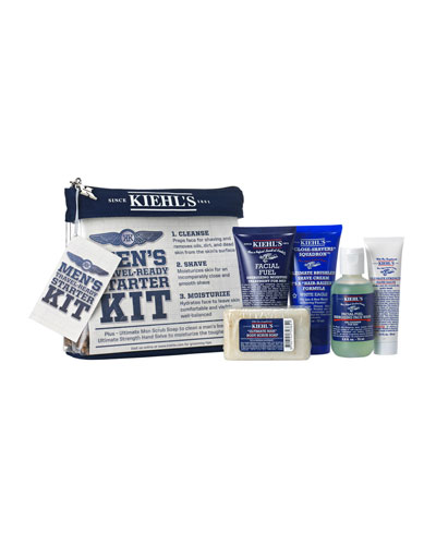 Let's face it: men aren't always so great at taking care of their skin.  Here's a set of bestsellers from Keihl's mens line to get him started on the right path.  